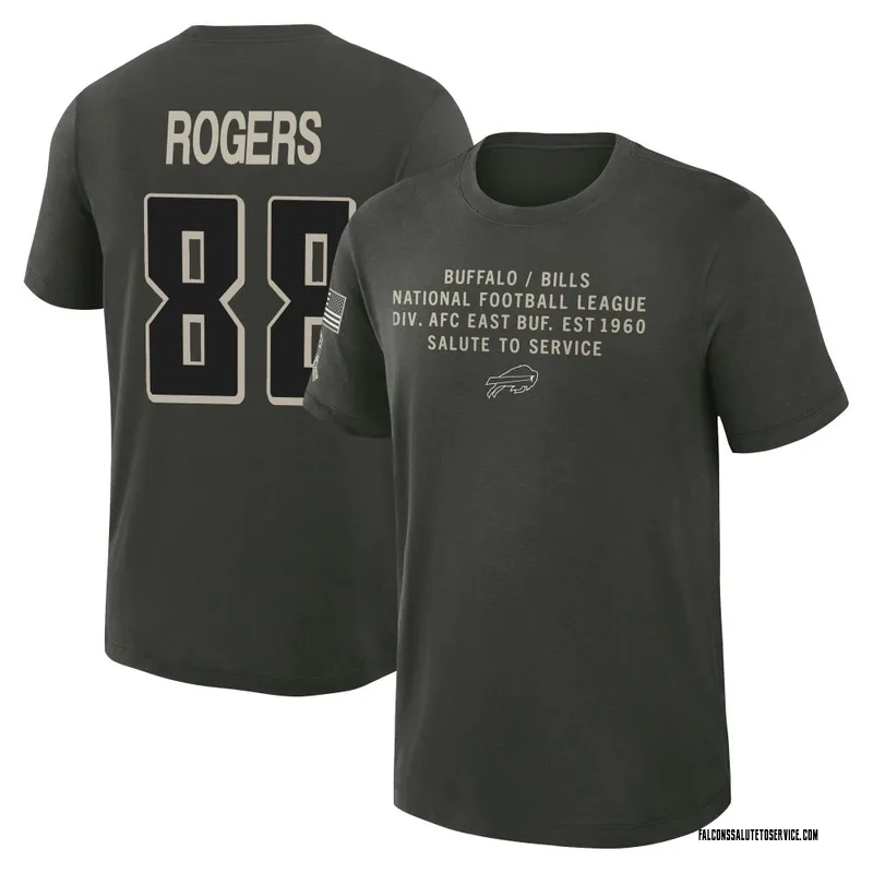 Men's Armani Rogers Atlanta Falcons Green Dark/ 2025 Salute to Service Sideline Slub T-Shirt