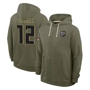 Men's Avieon Terrell Atlanta Falcons Olive 2025 Salute to Service Hoodie