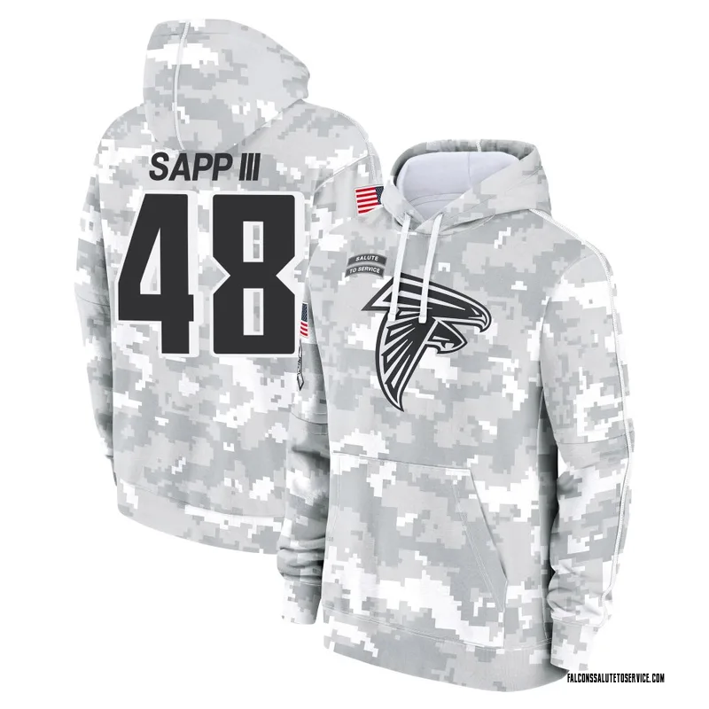 Men's Benny Sapp III Atlanta Falcons Camo Arctic 2024 Salute to Service Club Fleece Pullover Hoodie