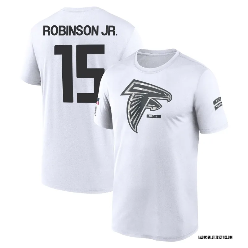 Men's Brian Robinson Jr. Atlanta Falcons Legend White 2024 Salute to Service Performance T-Shirt