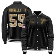Men's CJ Nunnally IV Atlanta Falcons Black Salute to Service Sideline Performance Jacket
