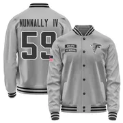 Men's CJ Nunnally IV Atlanta Falcons Gray Salute to Service Performance Jacket