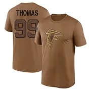 Men's Cameron Thomas Atlanta Falcons Legend Brown 2023 Salute To Service Performance T-Shirt