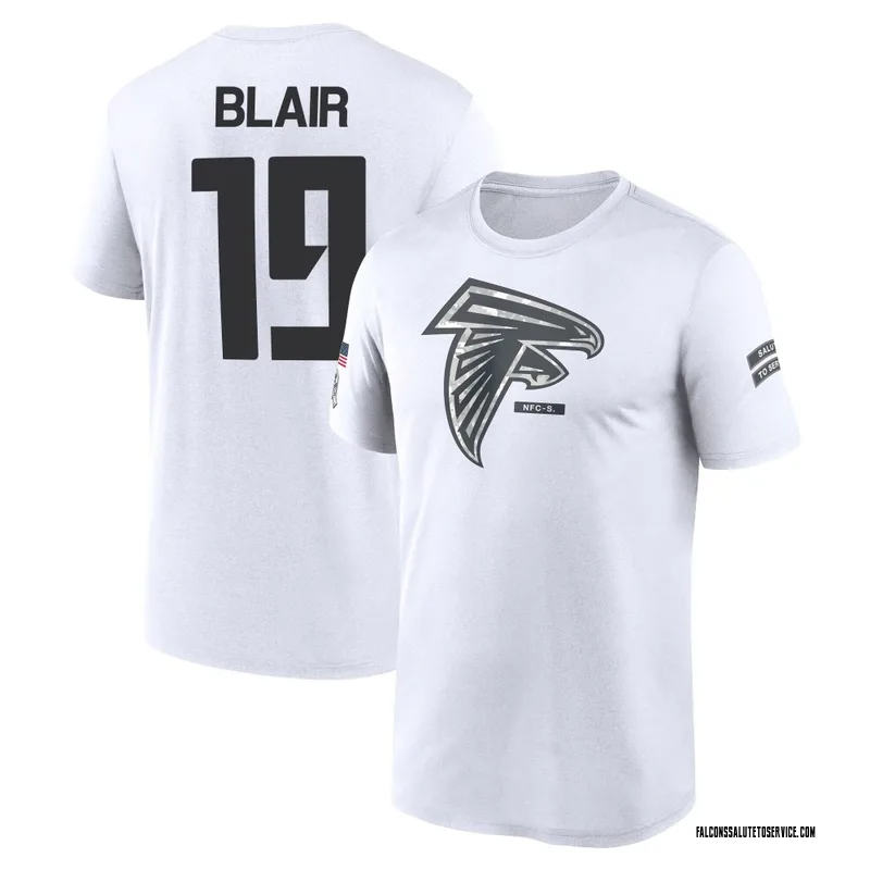 Men's Chris Blair Atlanta Falcons Legend White 2024 Salute to Service Performance T-Shirt