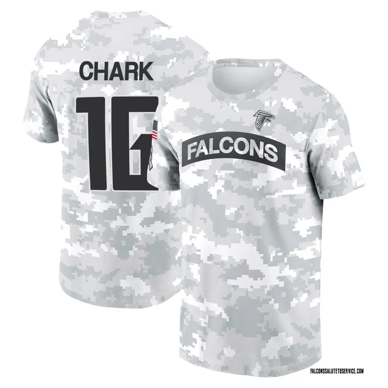 Men's DJ Chark Atlanta Falcons Camo Arctic 2024 Salute to Service Performance T-Shirt