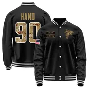 Men's Da'Shawn Hand Atlanta Falcons Black Salute to Service Sideline Performance Jacket