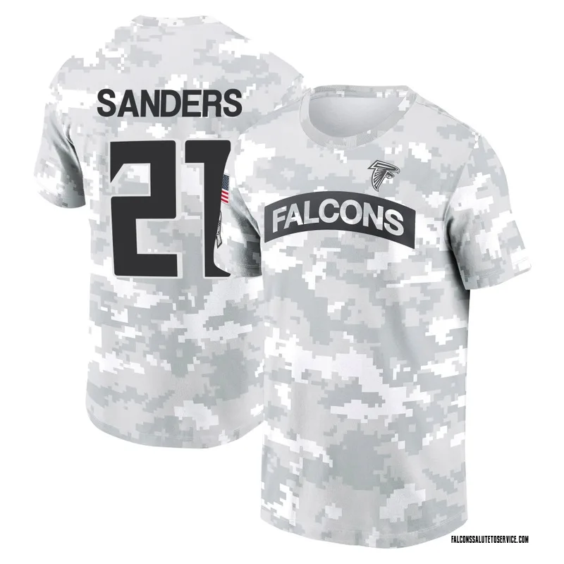 Men's Deion Sanders Atlanta Falcons Camo Arctic 2024 Salute to Service Performance T-Shirt