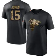 Men's Emory Jones Atlanta Falcons Black 2020 Salute To Service Performance T-Shirt