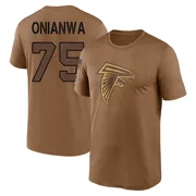 Men's Ethan Onianwa Atlanta Falcons Legend Brown 2023 Salute To Service Performance T-Shirt