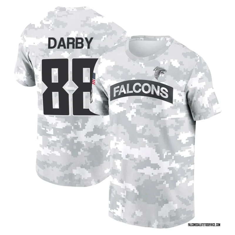 Men's Frank Darby Atlanta Falcons Camo Arctic 2024 Salute to Service Performance T-Shirt