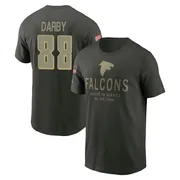 Men's Frank Darby Atlanta Falcons Green Forest/ 2025 Salute to Service Sideline Primary Edge T-Shirt