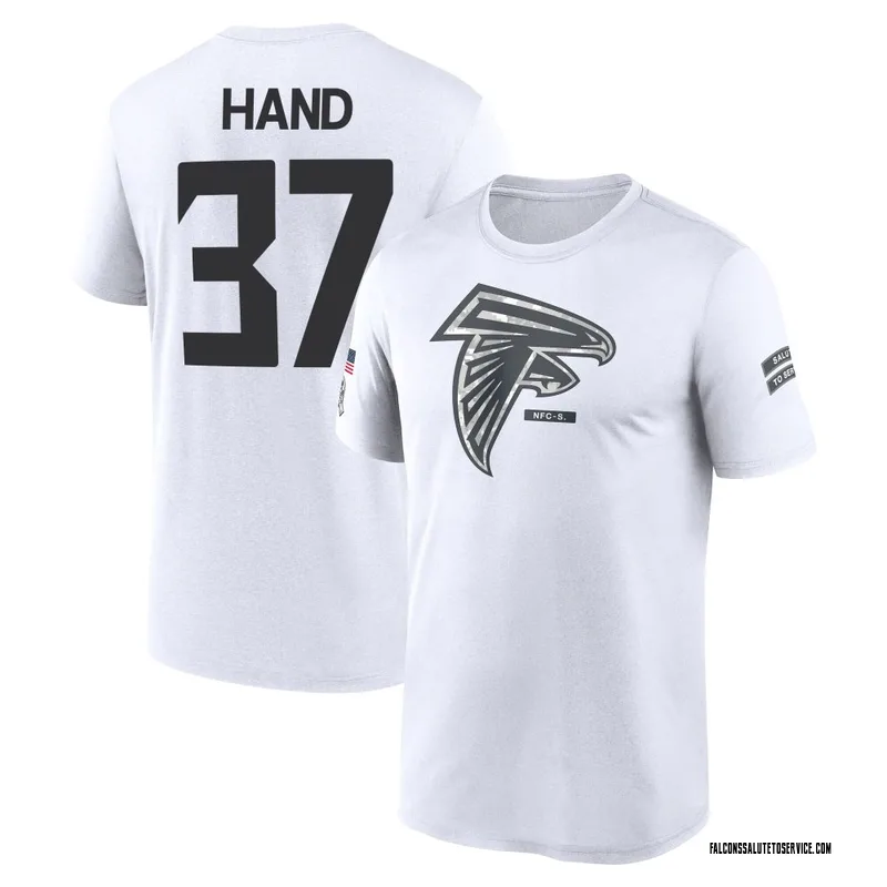 Men's Harrison Hand Atlanta Falcons Legend White 2024 Salute to Service Performance T-Shirt