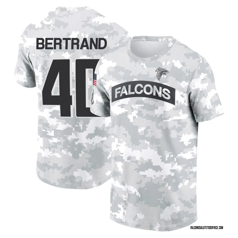 Men's JD Bertrand Atlanta Falcons Camo Arctic 2024 Salute to Service Performance T-Shirt