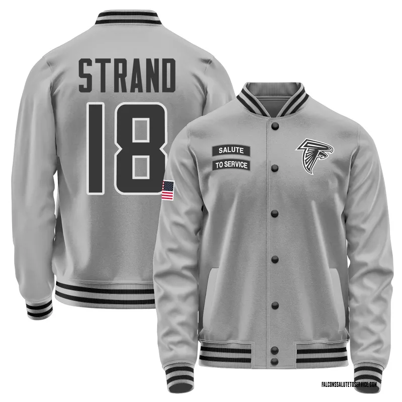 Men's Jack Strand Atlanta Falcons Gray Salute to Service Performance Jacket