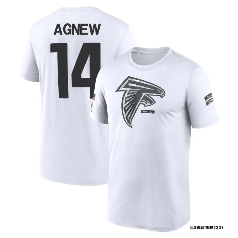 Men's Jamal Agnew Atlanta Falcons Legend White 2024 Salute to Service Performance T-Shirt