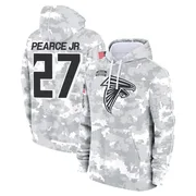 Men's James Pearce Jr. Atlanta Falcons Camo Arctic 2024 Salute to Service Club Fleece Pullover Hoodie
