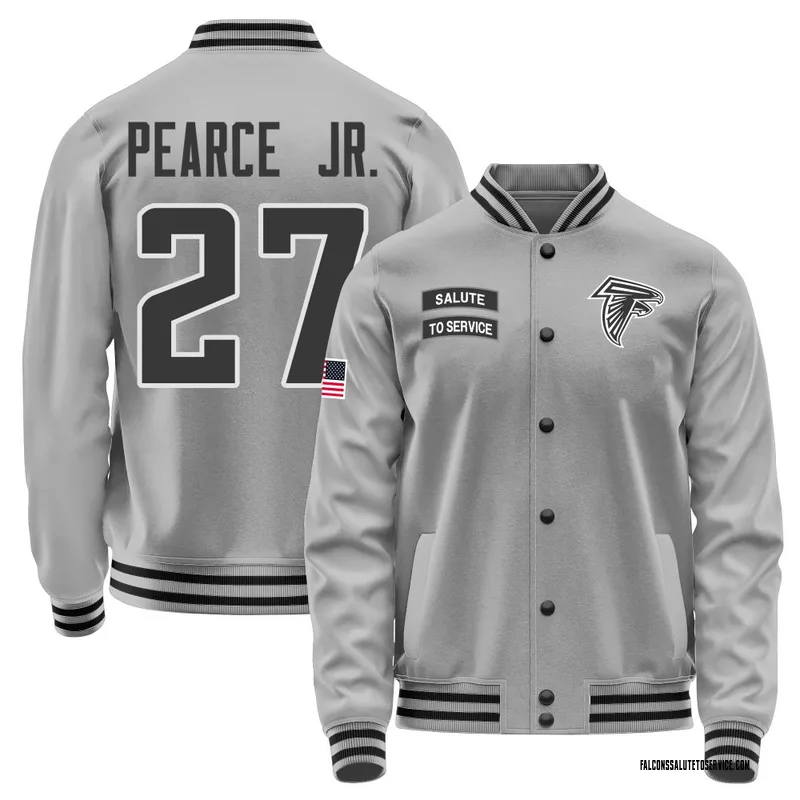 Men's James Pearce Jr. Atlanta Falcons Gray Salute to Service Performance Jacket