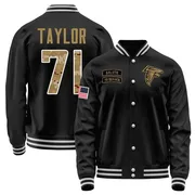 Men's Jawaan Taylor Atlanta Falcons Black Salute to Service Sideline Performance Jacket