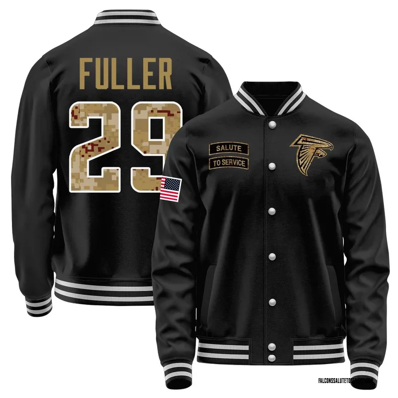 Men's Jordan Fuller Atlanta Falcons Black Salute to Service Sideline Performance Jacket