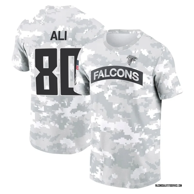 Men's Josh Ali Atlanta Falcons Camo Arctic 2024 Salute to Service Performance T-Shirt