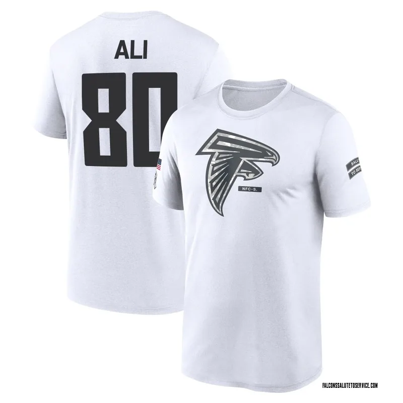 Men's Josh Ali Atlanta Falcons Legend White 2024 Salute to Service Performance T-Shirt