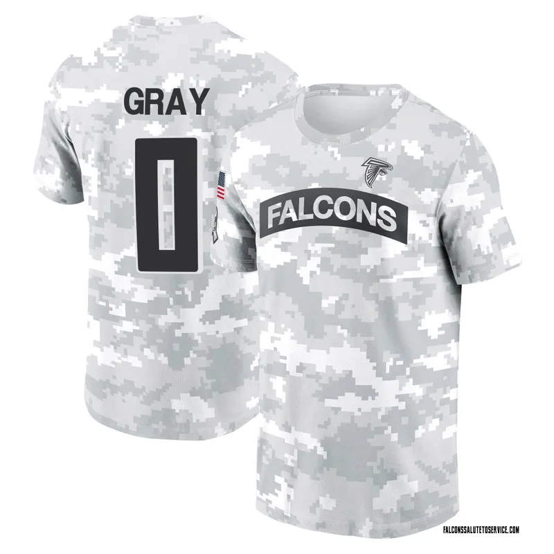 Men's Joshua Gray Atlanta Falcons Camo Arctic 2024 Salute to Service Performance T-Shirt