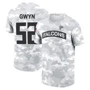 Men's Jovaughn Gwyn Atlanta Falcons Camo Arctic 2024 Salute to Service Performance T-Shirt