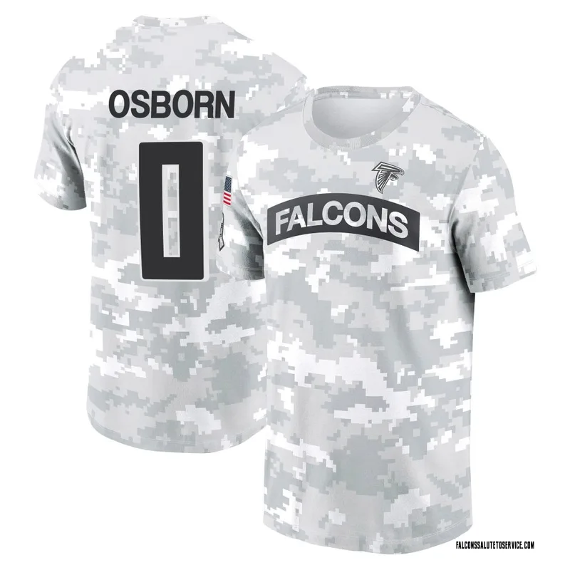 Men's K.J. Osborn Atlanta Falcons Camo Arctic 2024 Salute to Service Performance T-Shirt