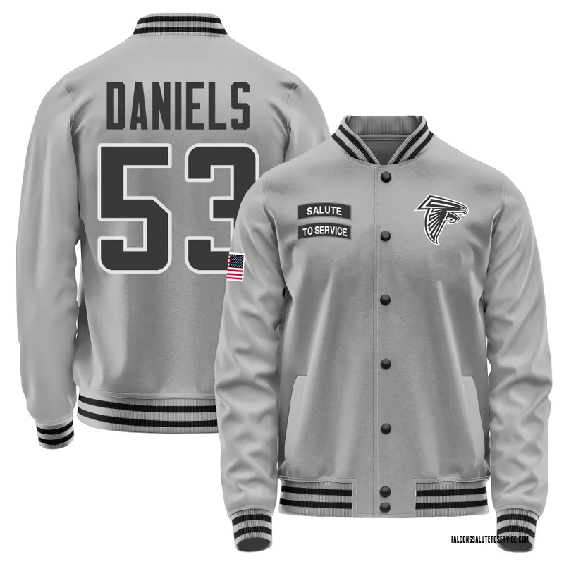 Men's Kendal Daniels Atlanta Falcons Gray Salute to Service Performance Jacket