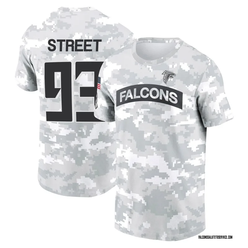 Men's Kentavius Street Atlanta Falcons Camo Arctic 2024 Salute to Service Performance T-Shirt