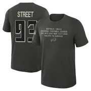 Men's Kentavius Street Atlanta Falcons Green Dark/ 2025 Salute to Service Sideline Slub T-Shirt