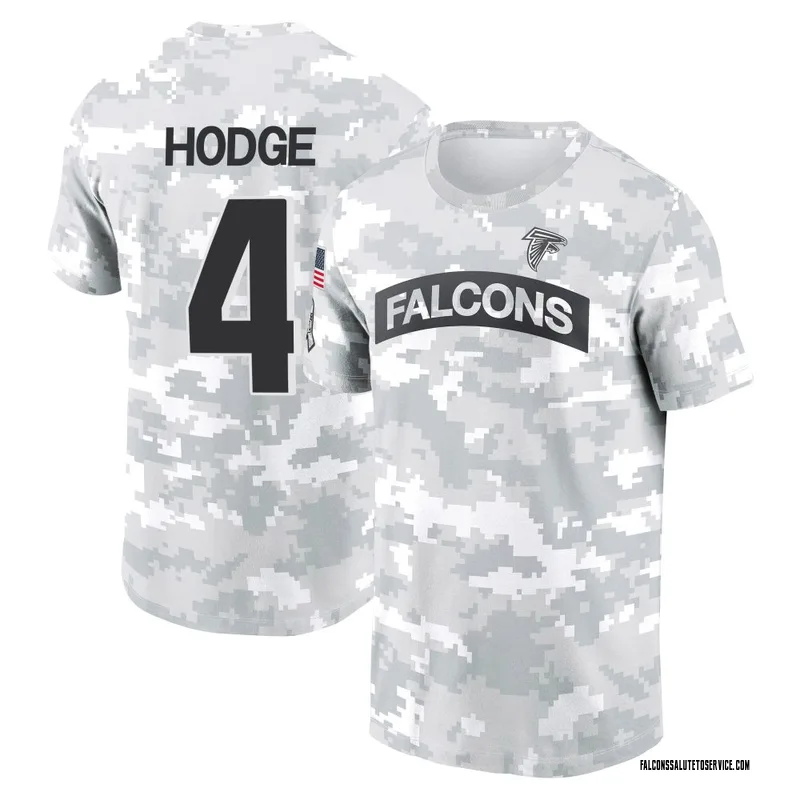 Men's KhaDarel Hodge Atlanta Falcons Camo Arctic 2024 Salute to Service Performance T-Shirt