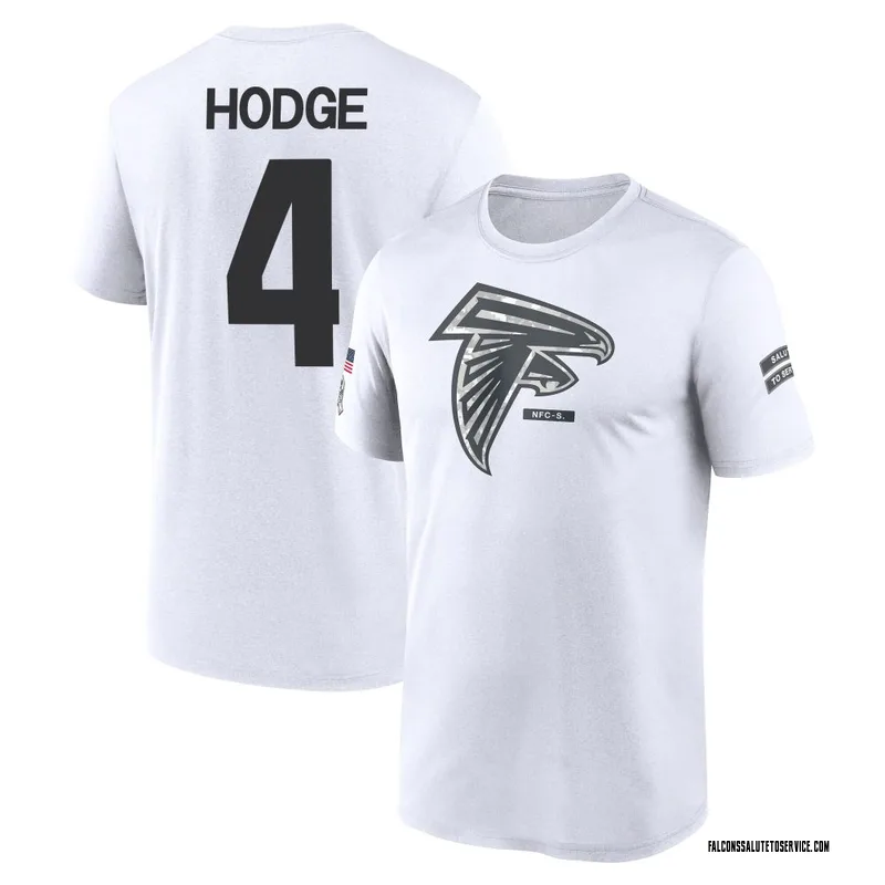 Men's KhaDarel Hodge Atlanta Falcons Legend White 2024 Salute to Service Performance T-Shirt