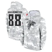 Men's Le'Meke Brockington Atlanta Falcons Camo Arctic 2024 Salute to Service Club Fleece Pullover Hoodie