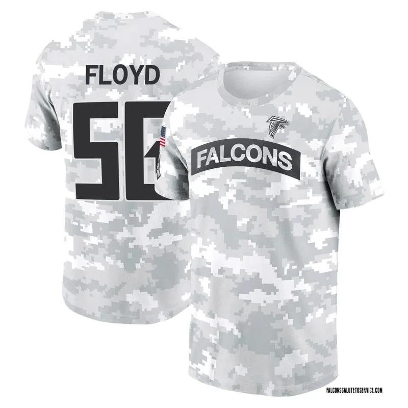 Men's Leonard Floyd Atlanta Falcons Camo Arctic 2024 Salute to Service Performance T-Shirt