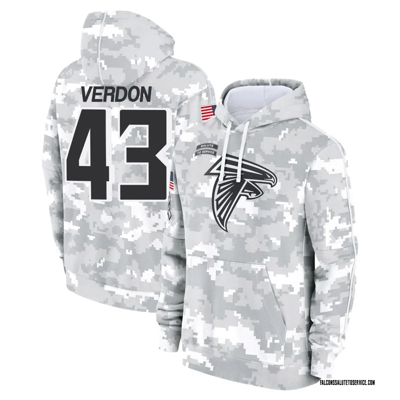 Men's Malik Verdon Atlanta Falcons Camo Arctic 2024 Salute Men's Malik Verdon Atlanta Falcons Camo Arctic 2024 Salute