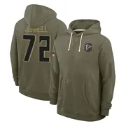 Men's Michael Jerrell Atlanta Falcons Olive 2025 Salute to Service Hoodie