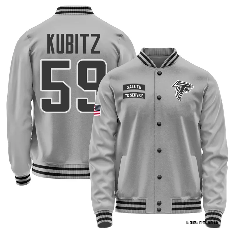 Men's Nick Kubitz Atlanta Falcons Gray Salute to Service Performance Jacket