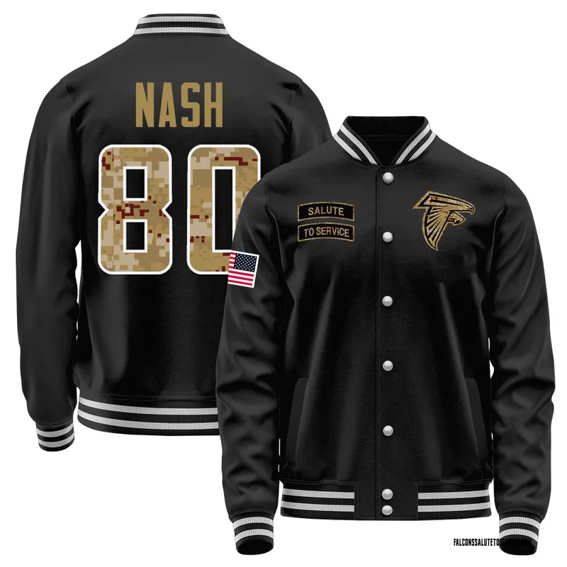 Men's Nick Nash Atlanta Falcons Black Salute to Service Sideline Performance Jacket