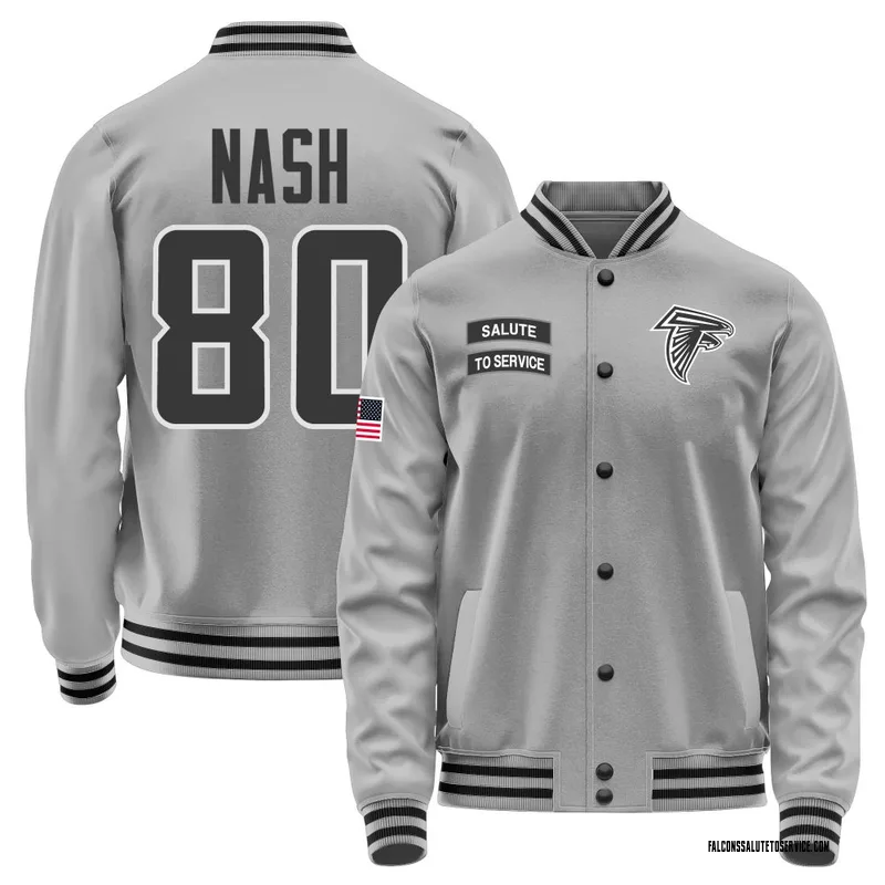 Men's Nick Nash Atlanta Falcons Gray Salute to Service Performance Jacket
