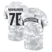 Men's Riley Mahlman Atlanta Falcons Camo Arctic 2024 Salute to Service Performance T-Shirt