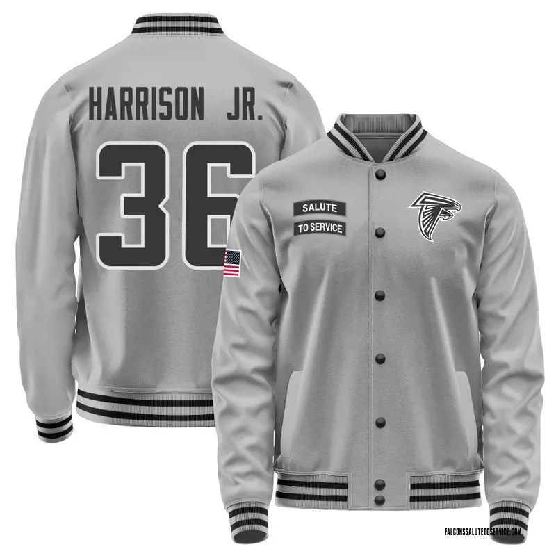 Men's Ronnie Harrison Jr. Atlanta Falcons Gray Salute to Service Performance Jacket