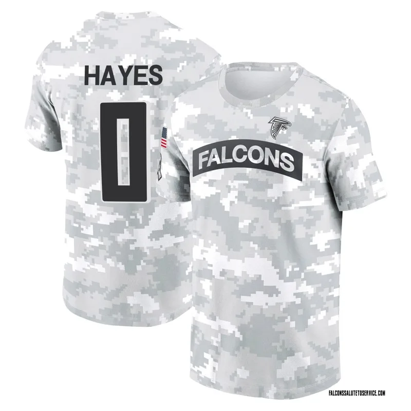 Men's Ryan Hayes Atlanta Falcons Camo Arctic 2024 Salute to Service Performance T-Shirt