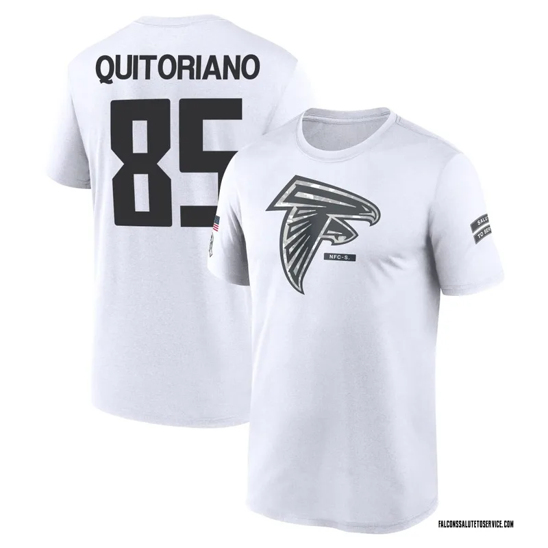 Men's Teagan Quitoriano Atlanta Falcons Legend White 2024 Salute to Service Performance T-Shirt