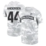 Men's Troy Andersen Atlanta Falcons Camo Arctic 2024 Salute to Service Performance T-Shirt