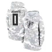 Women's Eugene Asante Atlanta Falcons Camo Arctic 2024 Salute to Service Club Fleece Pullover Hoodie