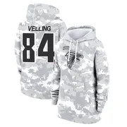 Women's Jack Velling Atlanta Falcons Camo Arctic 2024 Salute to Service Club Fleece Pullover Hoodie