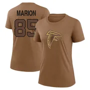 Women's Keelan Marion Atlanta Falcons Legend Brown 2023 Salute To Service Performance T-Shirt