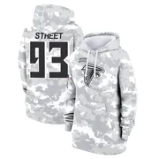Women's Kentavius Street Atlanta Falcons Camo Arctic 2024 Salute to Service Club Fleece Pullover Hoodie