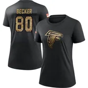 Women's Ryan Becker Atlanta Falcons Black 2020 Salute To Service Performance T-Shirt
